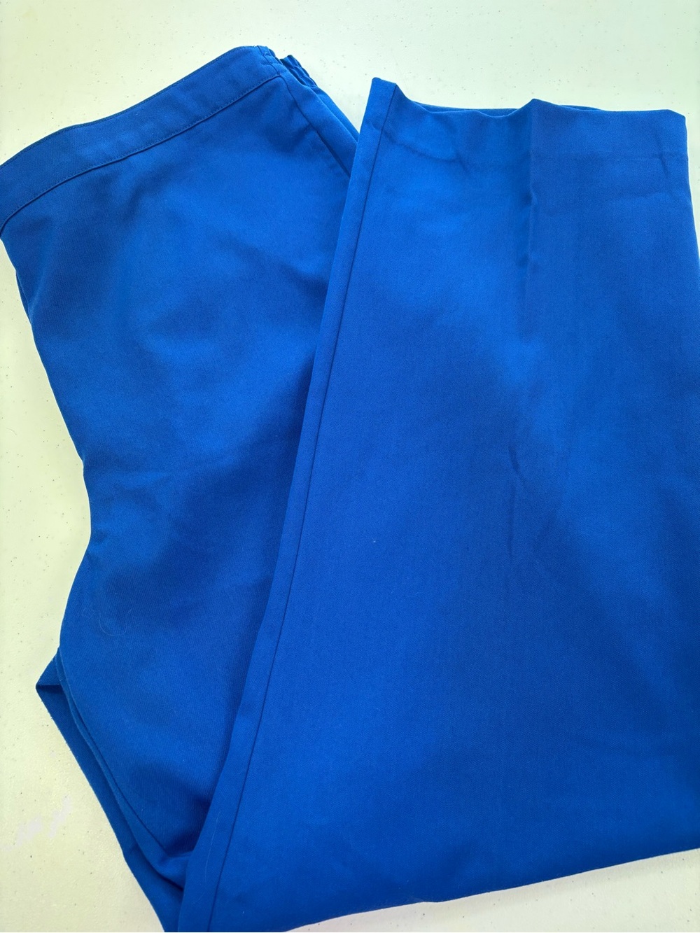 ALFRED DUNNER ELASTIC WAIST PULL ON PANTS SLACKS WOMEN 16  ROYAL BLUE